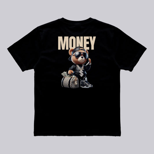 Millionaire bear money brown
