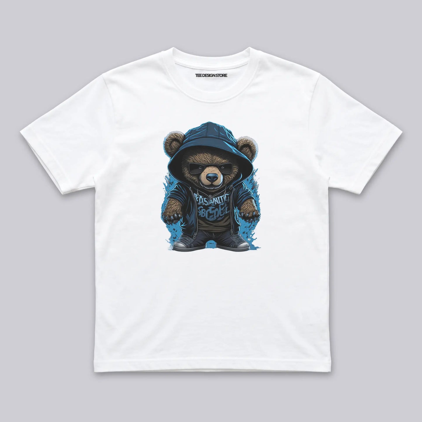Teddy Bear blue jacket