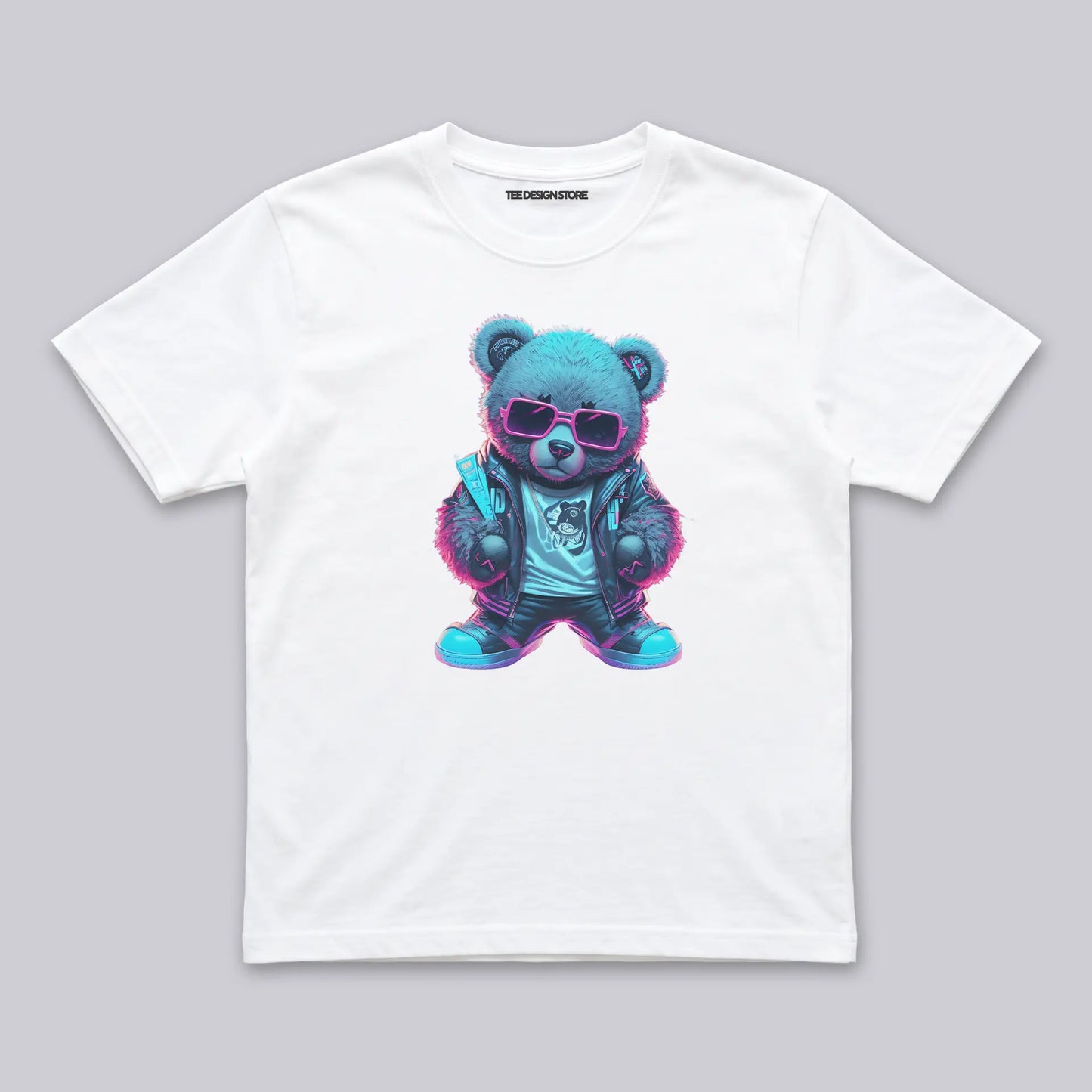 Teddy Bear blue & pink