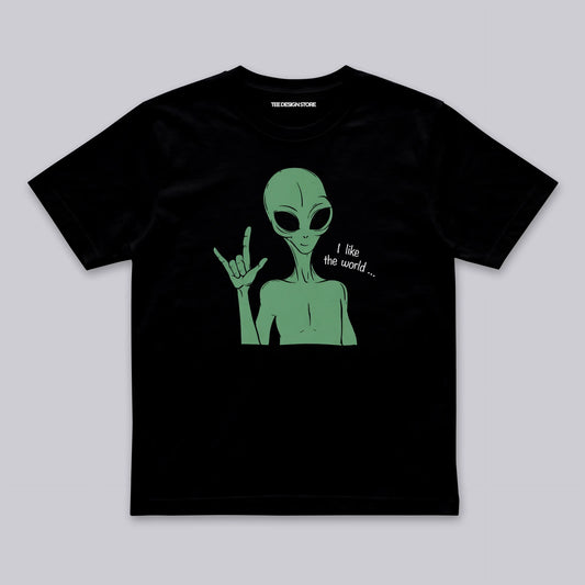 Alien like the world