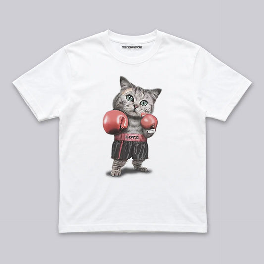 Boxing cat