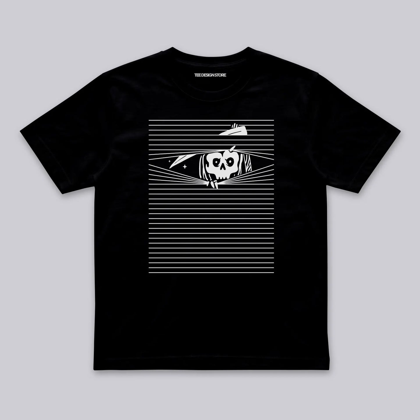 Grim reaper peeking