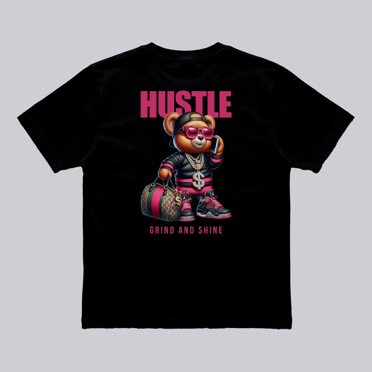 Hustle bear pink