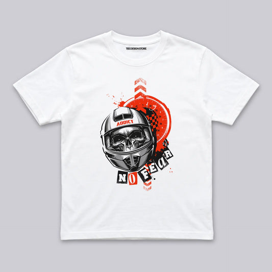 No fear skeleton racer