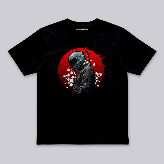 Streetwear biker samurai